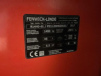 2017 linde r14hd-01 reach truck - afbeelding 23 van  56