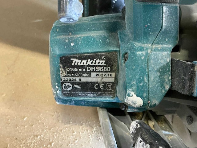 2017 makita dhs680 cirkelzaagmachine - afbeelding 8 van  12