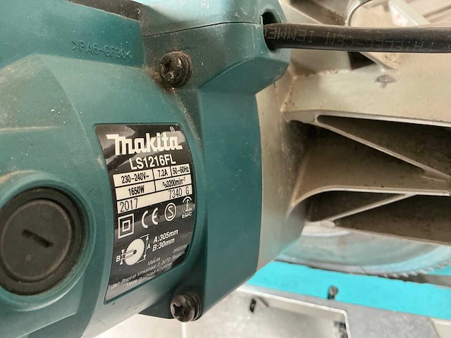 2017 makita ls1216fl afkortcirkelzaagmachine - afbeelding 11 van  11