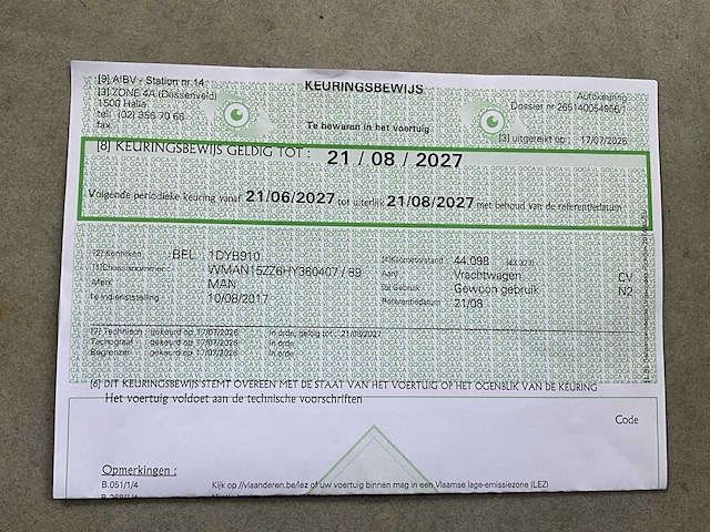 2017 man tgl 12.220 vrachtwagen - afbeelding 35 van  44