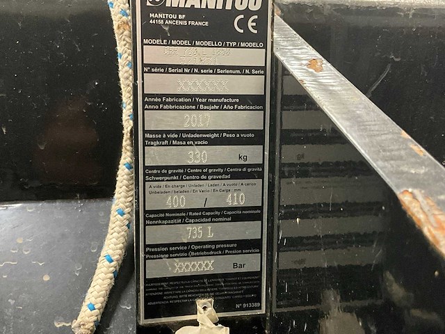 2017 manitou cbr730l1850 graafbak - afbeelding 6 van  6
