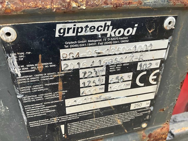 2017 manitou tmm 25 4w meeneemheftruck 4-weg - afbeelding 13 van  13