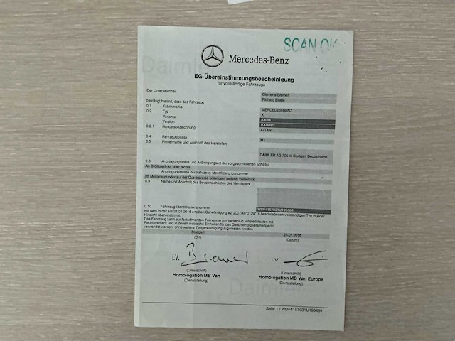 2017 mercedes-benz citan personenauto - afbeelding 19 van  20