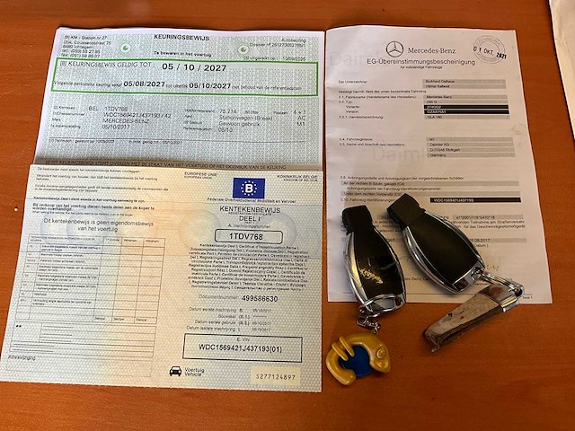 2017 mercedes-benz station wagen gla180 personenauto - afbeelding 6 van  14