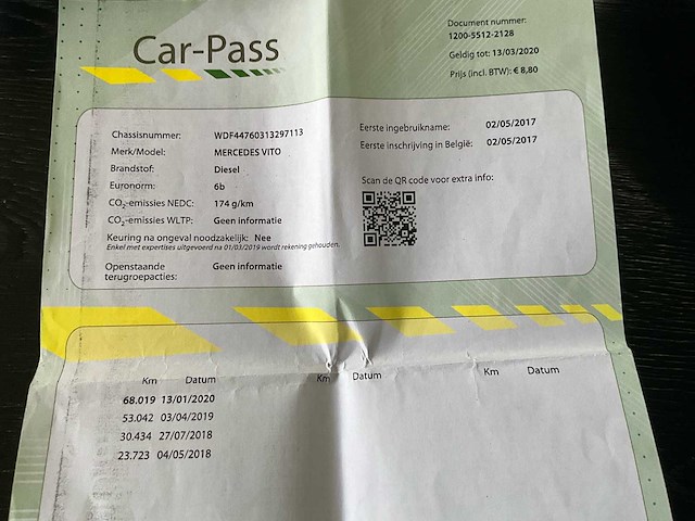 2017 mercedes vito lichte vracht - automaat - airco - trekhaak - afbeelding 45 van  57