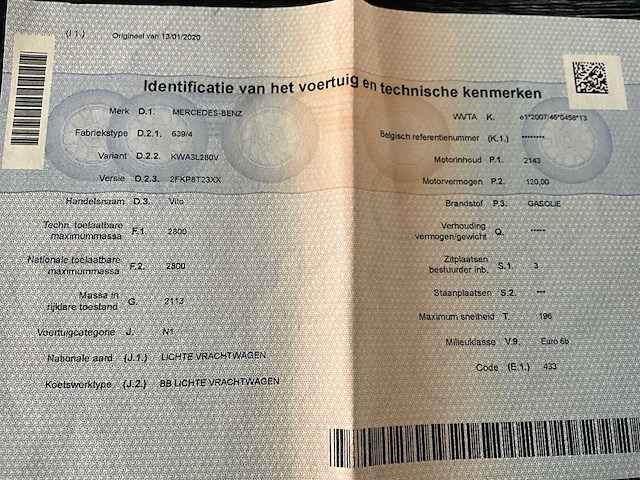 2017 mercedes vito lichte vracht - automaat - airco - trekhaak - afbeelding 51 van  57