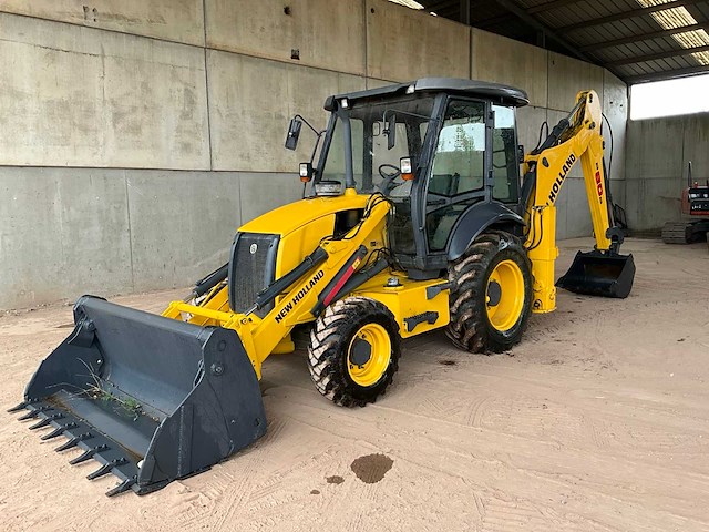 2017 new holland b80b-ss graaf laadcombinatie - afbeelding 1 van  36