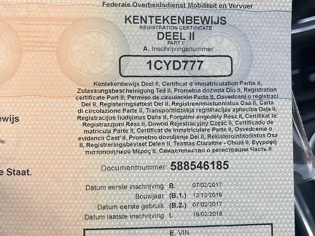 2017 opel zafira personenauto - afbeelding 17 van  25