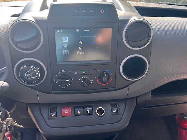 2017 peugeot partner lichte vracht - 3 pers - airco - automaat- euro 6 - afbeelding 15 van  26