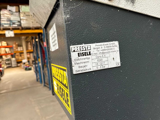 2017 pressta eisele dyno 6 a ponsmachine - afbeelding 2 van  3