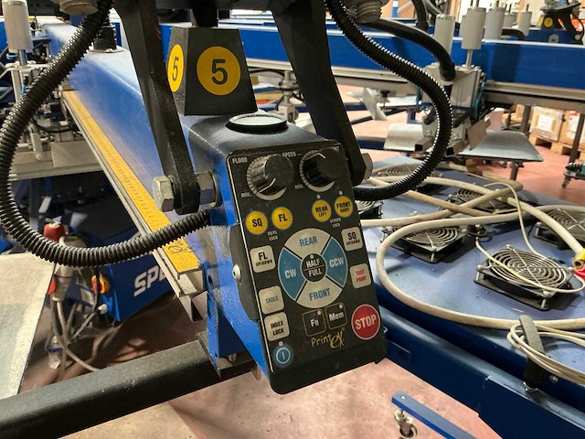 2017 printex spectrum sl12/10 carroussel textielzeefdrukmachine - afbeelding 3 van  18