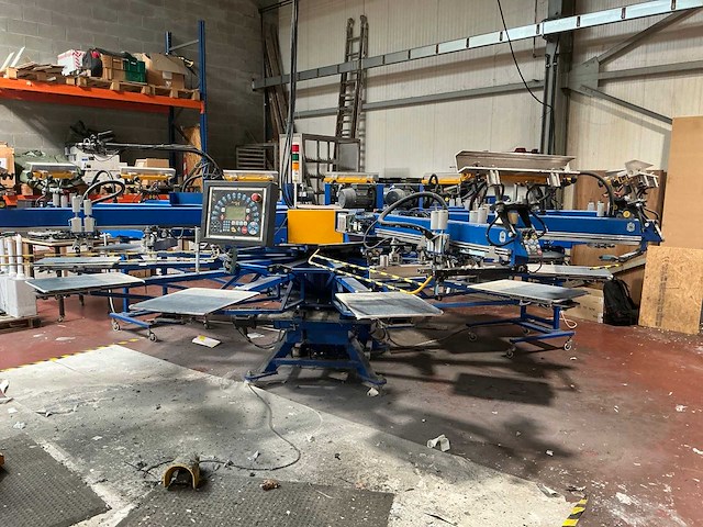 2017 printex spectrum sl12/10 carroussel textielzeefdrukmachine - afbeelding 1 van  18