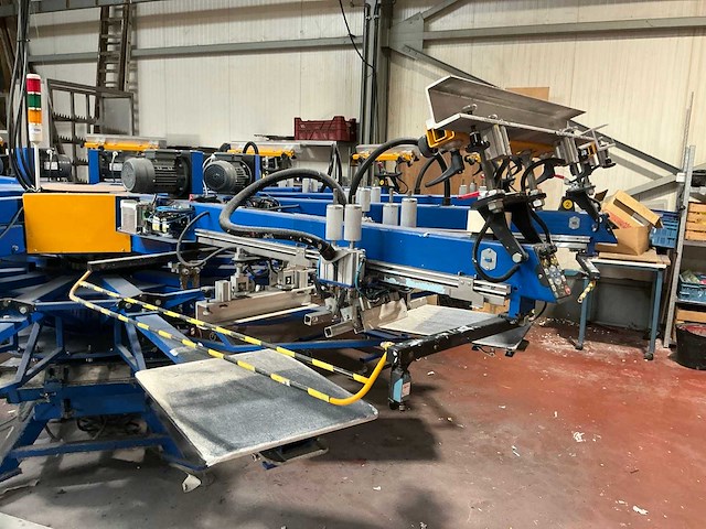 2017 printex spectrum sl12/10 carroussel textielzeefdrukmachine - afbeelding 11 van  18