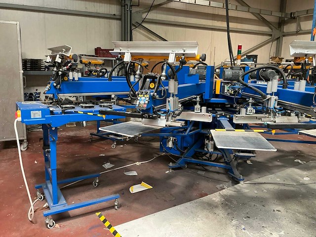 2017 printex spectrum sl12/10 carroussel textielzeefdrukmachine - afbeelding 15 van  18