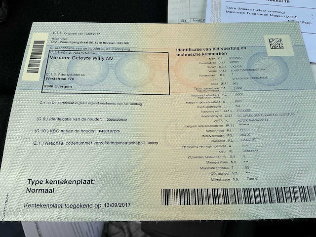 2017 renault t480 comfort thd001 high edition trekker renault t480 comfort - afbeelding 22 van  33