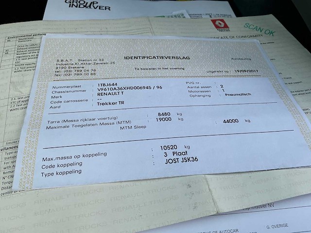 2017 renault t480 comfort thd001 high edition trekker renault t480 comfort - afbeelding 25 van  33