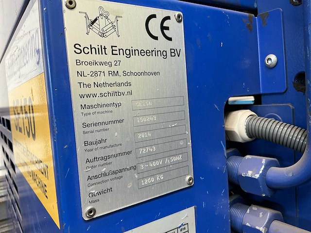 2017 schilt engineering flexbar 150 semiautomatische knipstraat & dubbelbuiger betonstaal - afbeelding 6 van  15