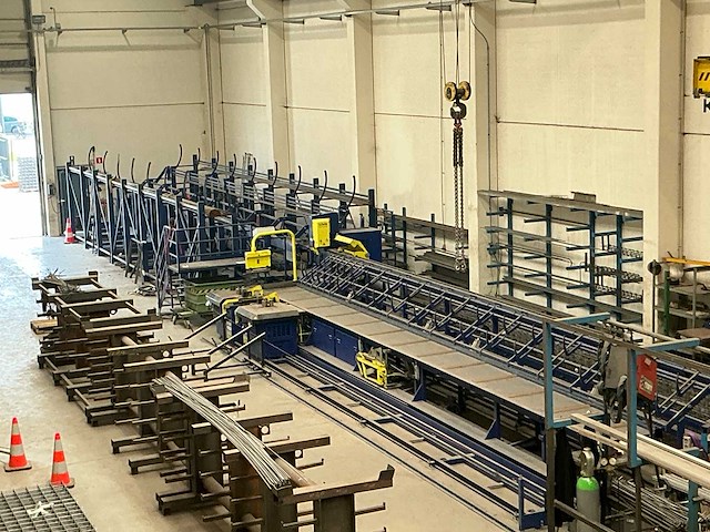 2017 schilt engineering flexbar 150 semiautomatische knipstraat & dubbelbuiger betonstaal - afbeelding 1 van  15