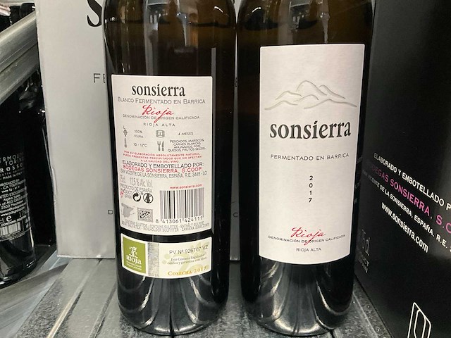 2017 sonsierra rioja witte wijn (44x) - afbeelding 2 van  4