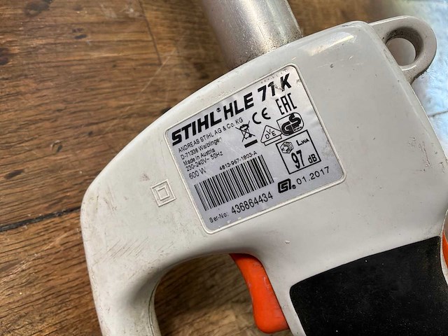 2017 stihl hle71k heggenschaar - afbeelding 4 van  4