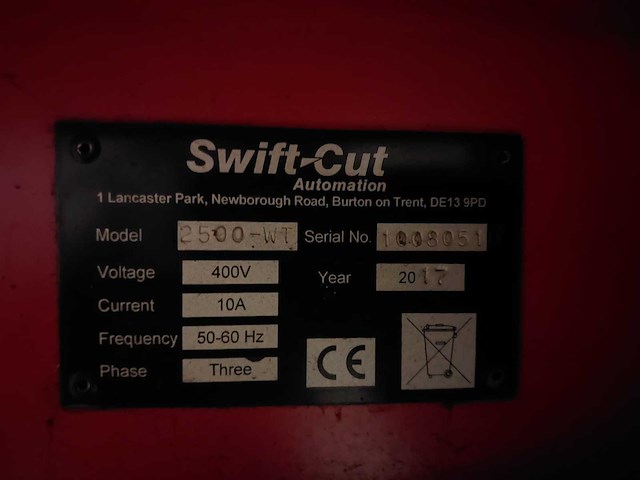 2017 swift-cut 2500-wt cnc plasmasnijmachine - afbeelding 6 van  8