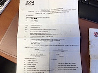 2017 sym sym xs50qt scooter - afbeelding 8 van  8