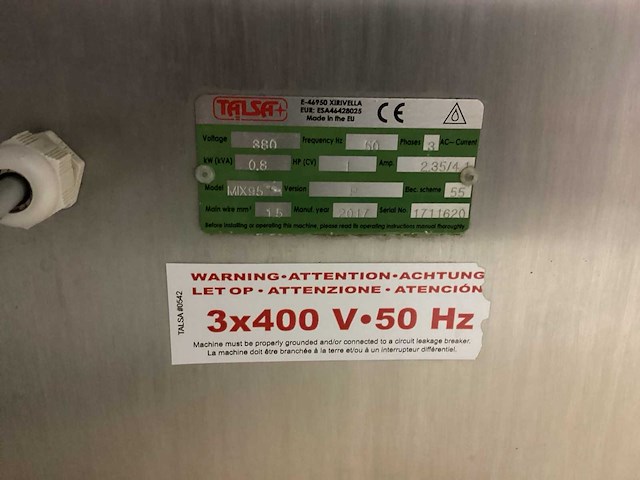 2017 talsa mix 95 mengmachine - afbeelding 3 van  6