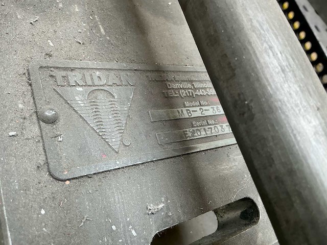 2017 tridan mb-2-36 haarspeldplooimachine - afbeelding 5 van  7