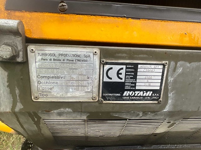 2017 turbosol tm 27.45 betonpomp - afbeelding 7 van  17