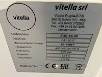 2017 vitella sqg sa 20 automatische deegverdeler + rvs kar deegbakken - afbeelding 2 van  19