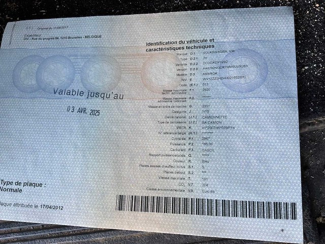 2017 volkswagen amarok personenauto - afbeelding 14 van  27