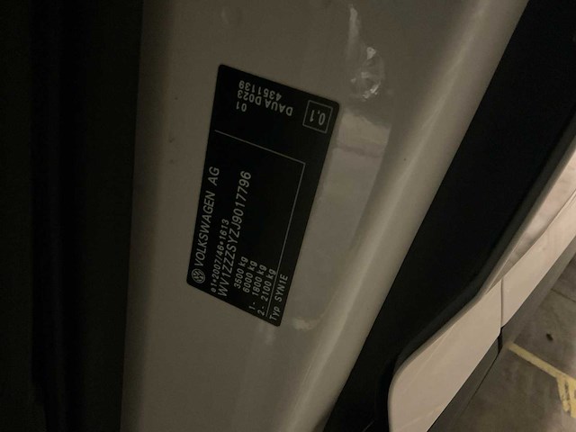 2017 volkswagen crafter bedrijfswagen - afbeelding 13 van  40