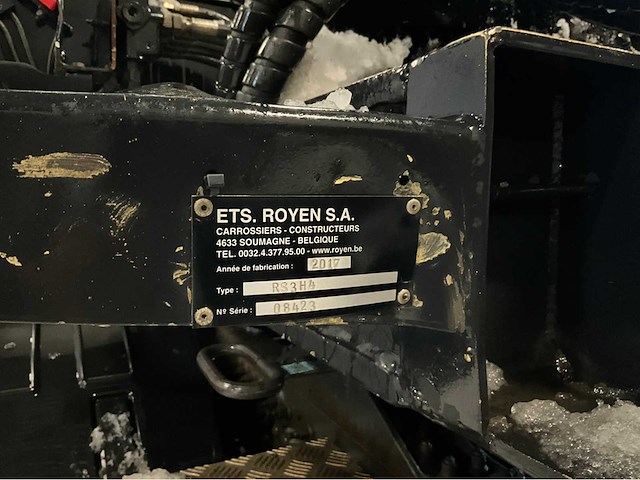 2017 volvo fh vta3t trekker met 2017 royen rs3h4 kraan, oplegger - afbeelding 40 van  55