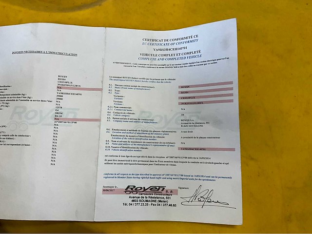 2017 volvo fh vta3t trekker met 2017 royen rs3h4 kraan, oplegger - afbeelding 42 van  55