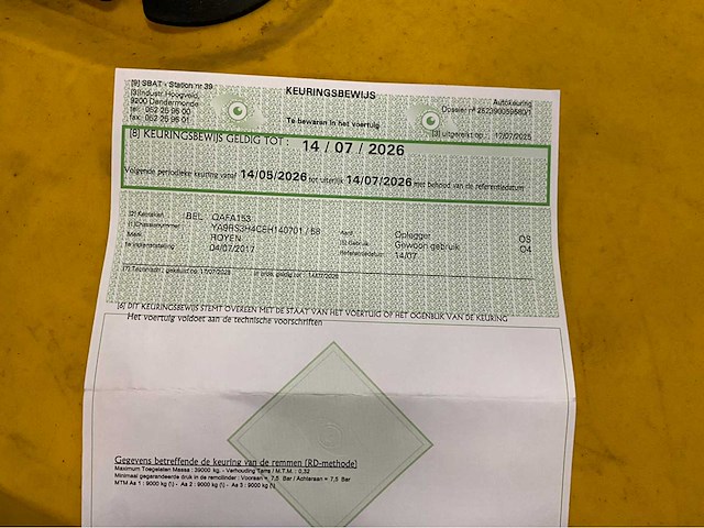 2017 volvo fh vta3t trekker met 2017 royen rs3h4 kraan, oplegger - afbeelding 50 van  55