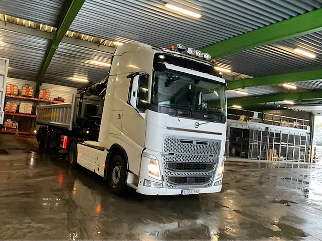 2017 volvo fh vta3t trekker met 2017 royen rs3h4 kraan, oplegger - afbeelding 45 van  55