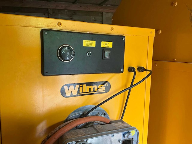 2017 wilms wle-75 luchtverwarming op gas (2x) - afbeelding 4 van  5