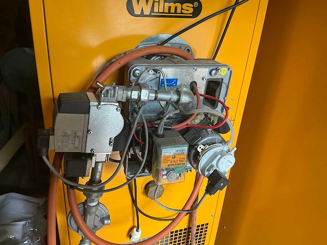 2017 wilms wle-75 luchtverwarming op gas (2x) - afbeelding 3 van  5