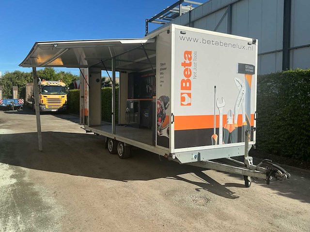 2017 wm meyer mobiele werkplaats aanhangwagen beta benelux - afbeelding 1 van  17