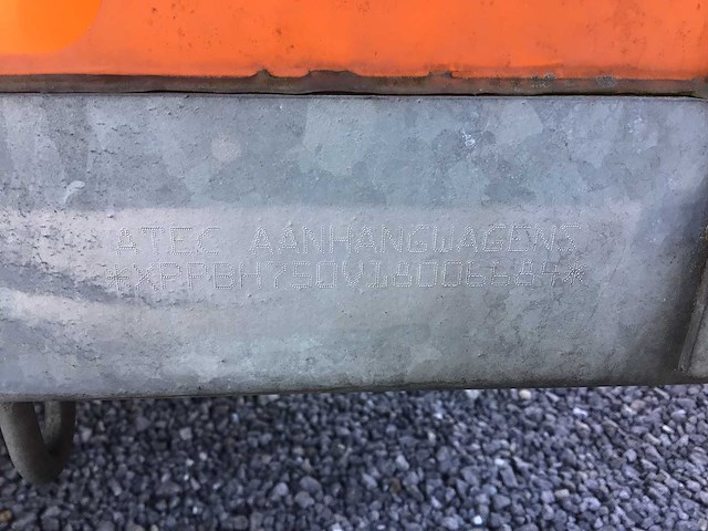 2018 atec tarpaulin e01300 rijwagen aanhangwagen - afbeelding 8 van  18