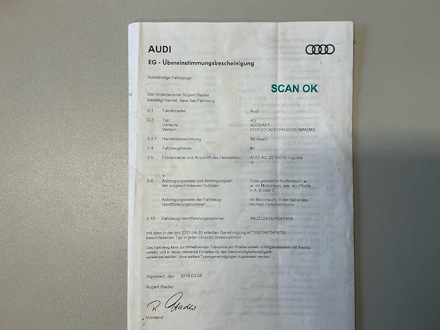 2018 audi a6 personenauto - afbeelding 22 van  31