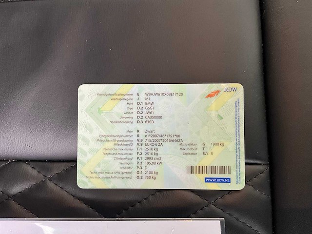 2018 bmw 630d luxury line - afbeelding 53 van  59