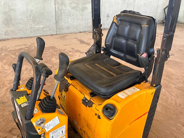 2018 bobcat e08 minigraafmachine - afbeelding 2 van  9