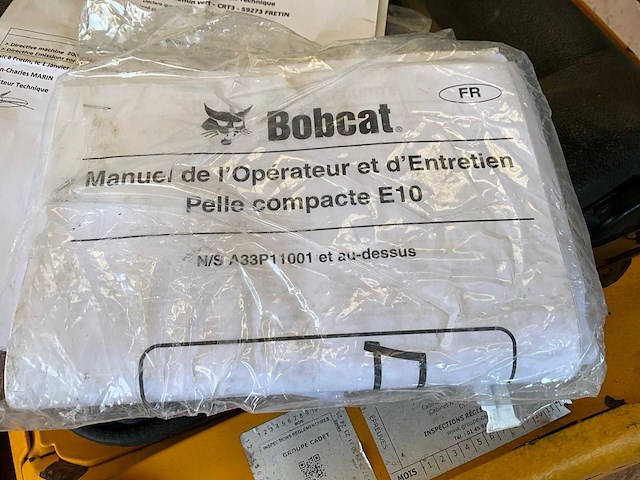 2018 bobcat e08 minigraafmachine - afbeelding 4 van  9