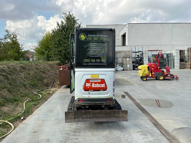 2018 bobcat e19 minigraafmachine - afbeelding 38 van  42