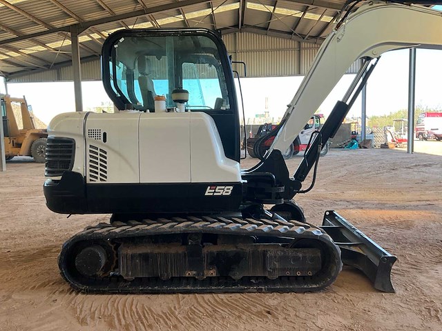 2018 bobcat e58 rupsgraafmachine - afbeelding 15 van  19