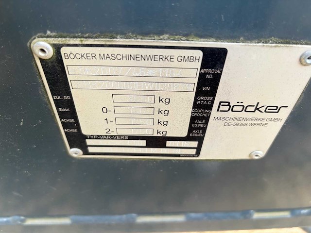 2018 bocker ahk36/2400 telescoopkraan - afbeelding 8 van  20