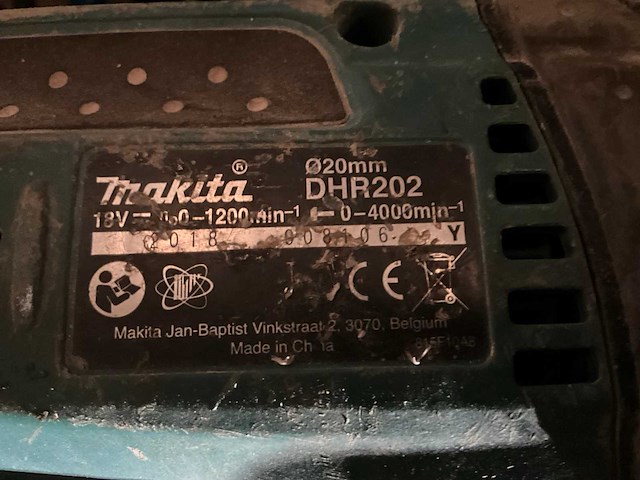 2018 bosch festool dhr202 accu boorhamer - afbeelding 3 van  6