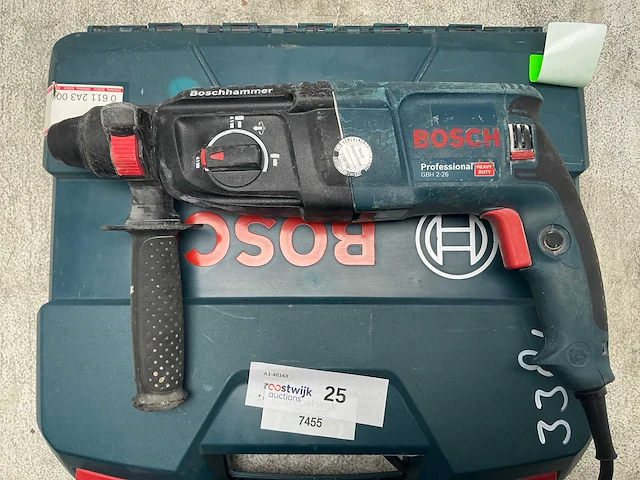 2018 bosch gbh 2-26 boorhamer 3kg sds-plus - afbeelding 1 van  6