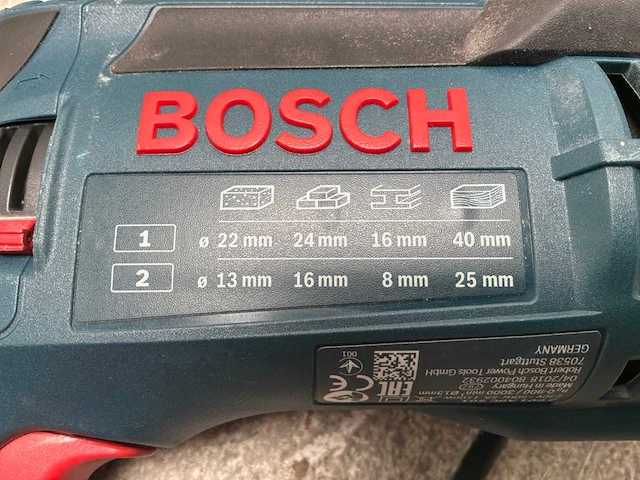 2018 bosch gsb 21-2 re klopboormachine 3kg - afbeelding 7 van  10